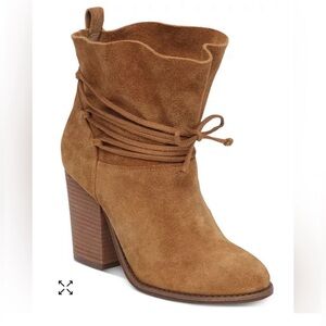 Jessica Simpson Satu Slouchy Tie-around Block Heel Bootie Size 7
